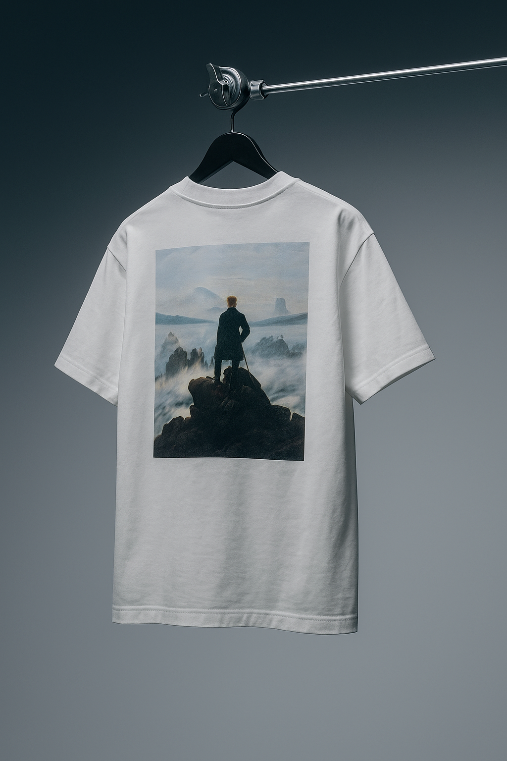 El caminante sobre el mar de nubes - T-shirt